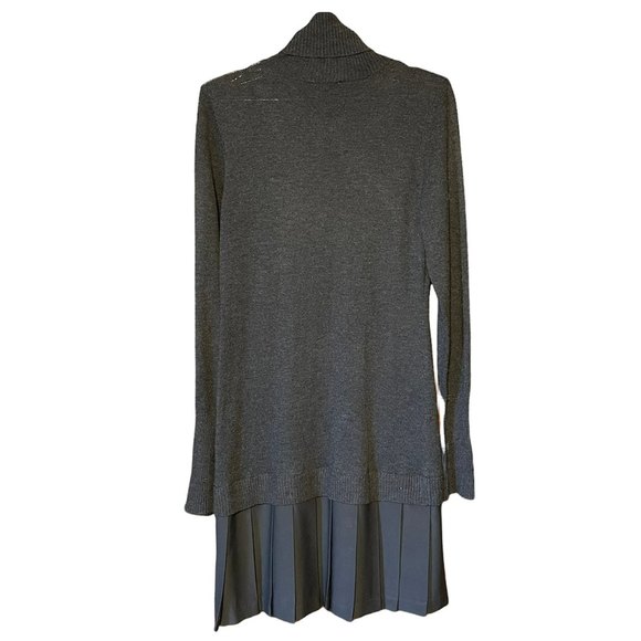 Soft Surroundings Woman's Charcoal Grey Turtleneck Knee-Length Dress Size XS - Picture 4 of 4